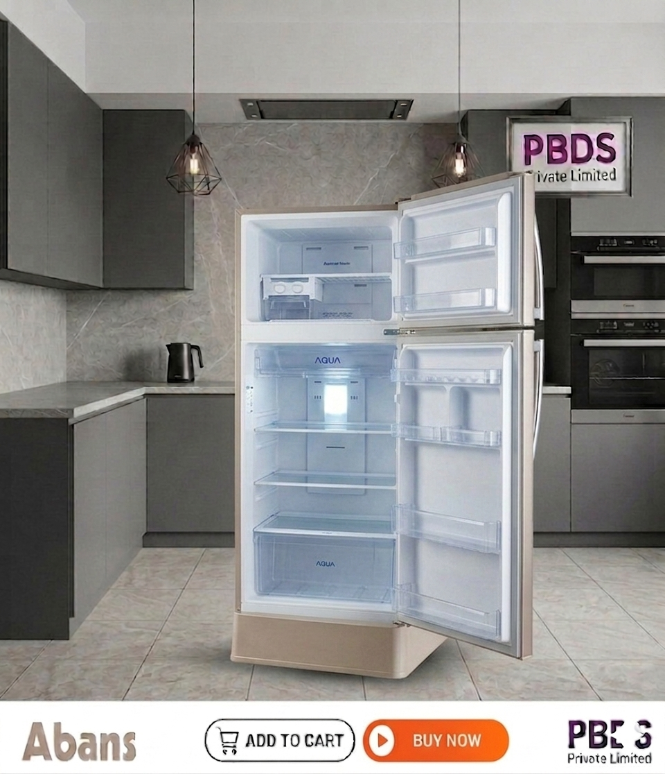 Abans Upgraded 190L Defrost DD Refrigerator - R600 Gas (Golden Brown) - ABLGPRO-205DD thumbnail 3