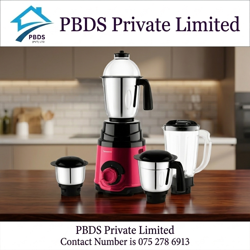 Telesonic 4 Jar Mixer Grinder 1000W – (COSMO)