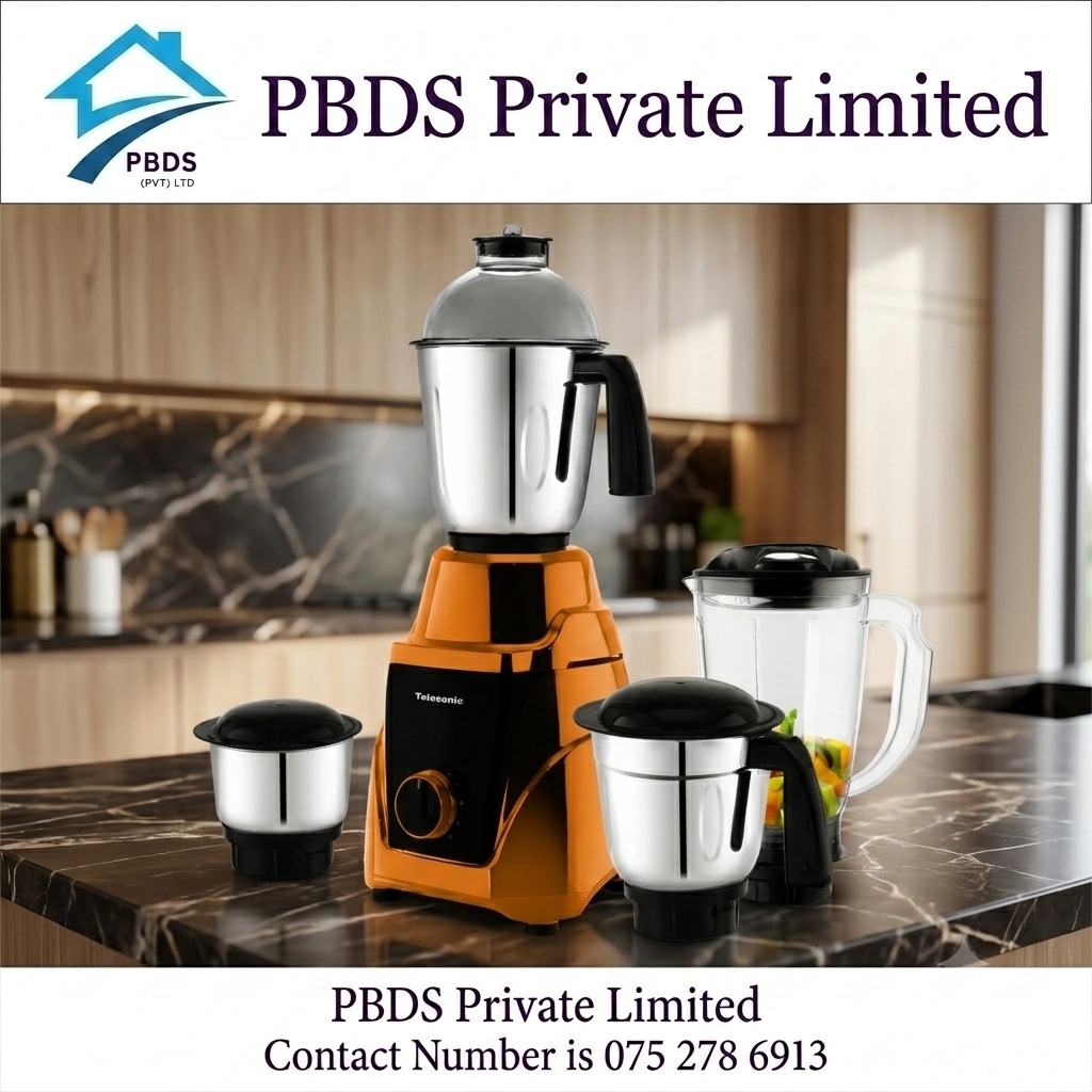 Telesonic 4 Jar Mixer Grinder 1000W – (ELITE)