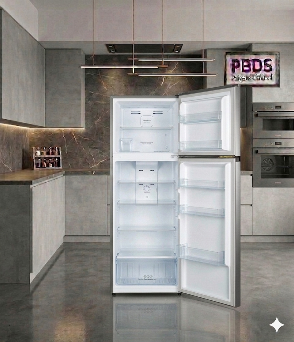 Hisense Double Door Inverter Refrigerator - 250L - HNRFRD32WRBLK thumbnail 2