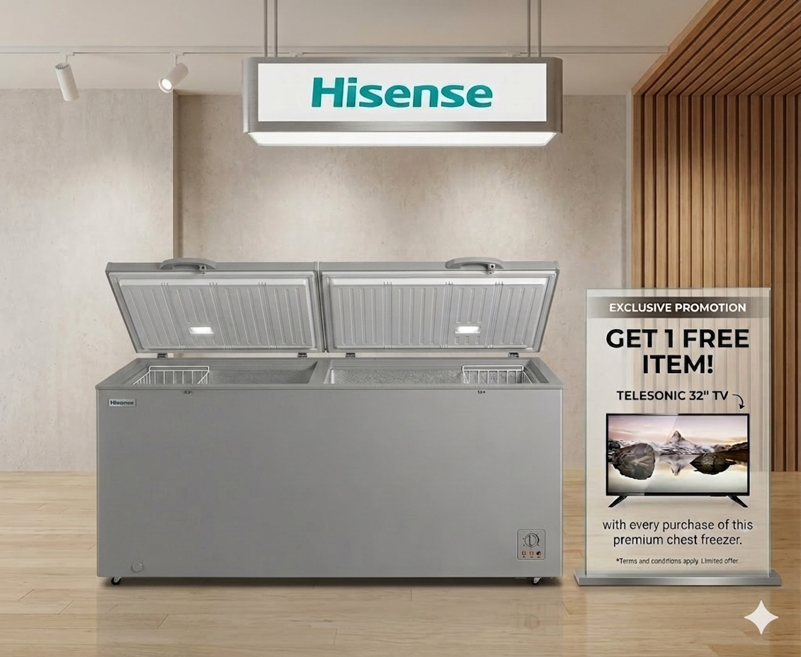 Hisense 701L Hard Top Chest Freezer HNFR900D4BWBP