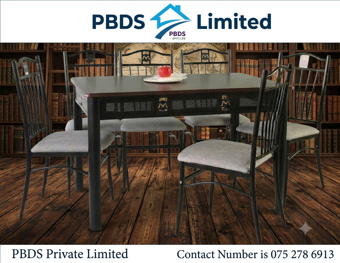 Seetec Dining 6 Set Black DS25084E-7