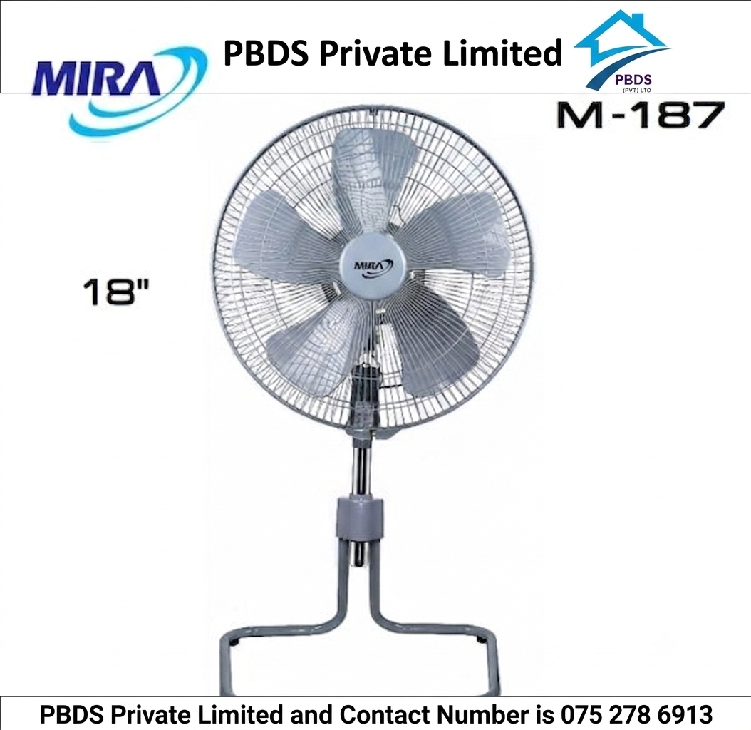 Mira Industral Fan 18 Inch Powerful Airflow - M187