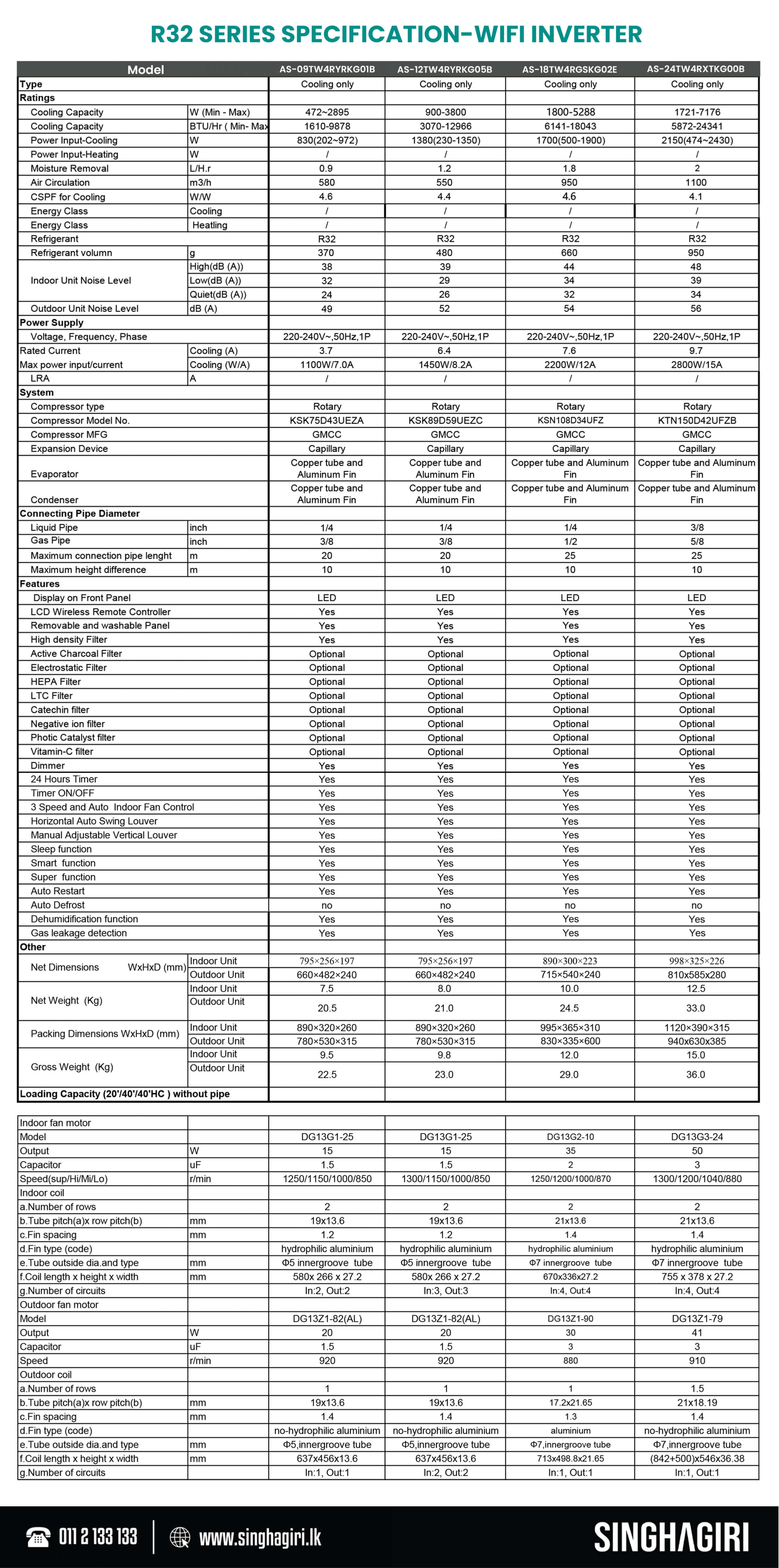 Hisense K Series 24000 BTU Non-Inverter Air Conditioner thumbnail 3