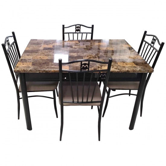 SEETEC DINING 4 SET MOCHA DS25084E-5 thumbnail 2