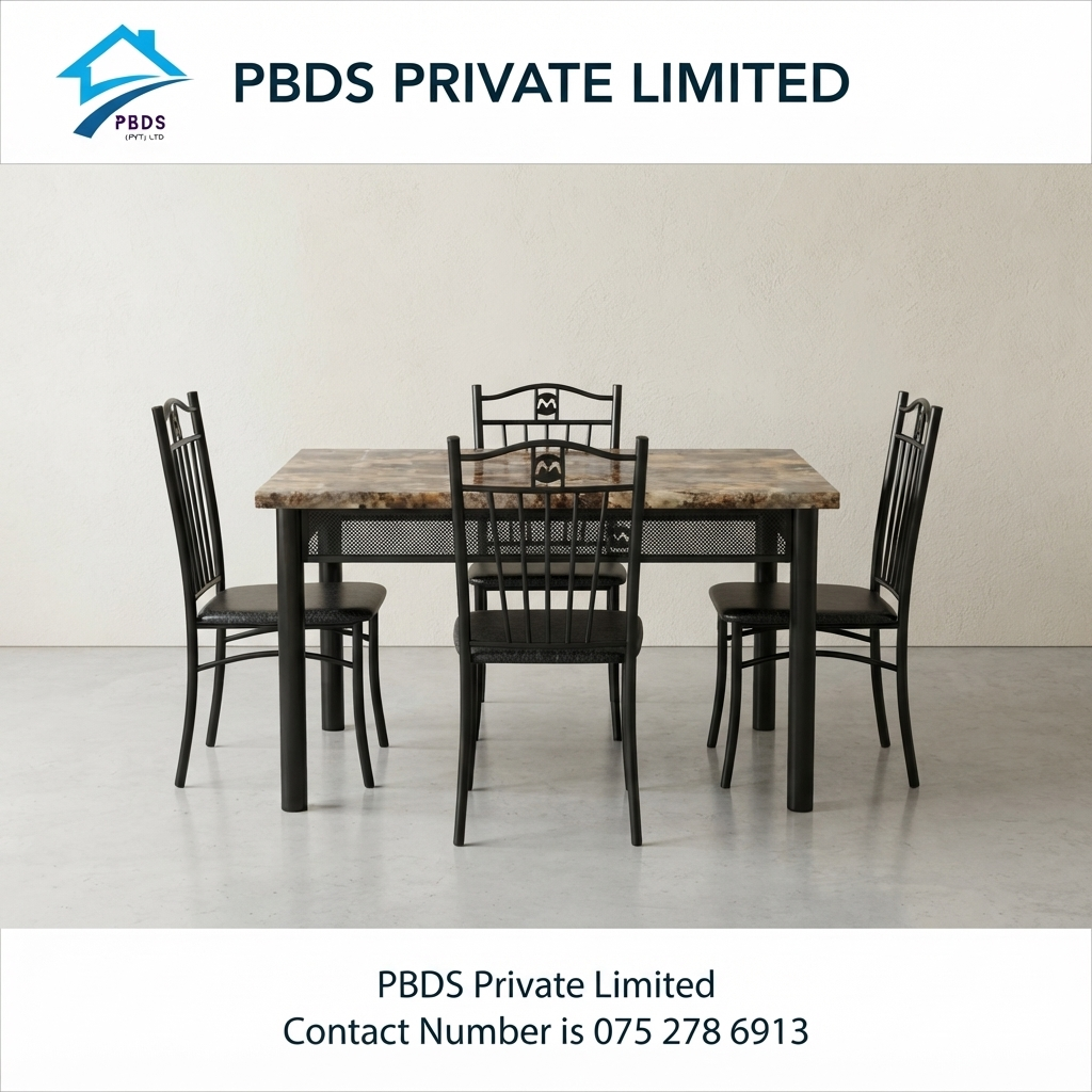 SEETEC DINING 4 SET MOCHA DS25084E-5