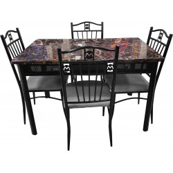 SEETEC DINING 4 SET BLACK DS25084E-5 thumbnail 2