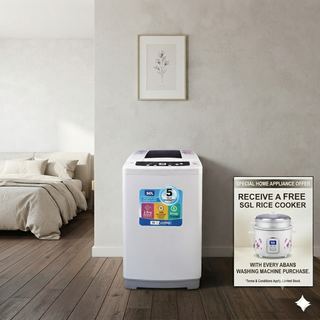 Abans 7.5KG Fully Auto Washing Machine AWM-75FA