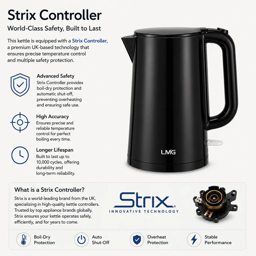LMG 1.7L DOUBLE LAYER KETTLE LIMPGHR601 thumbnail 2