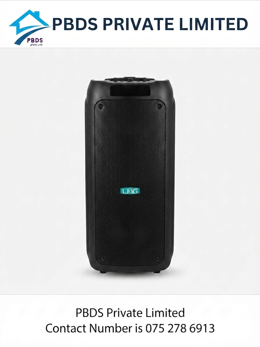 LMG FIRESTORM PORTABLE PARTY SPEAKER 4000PMPO LDMAP-G2807