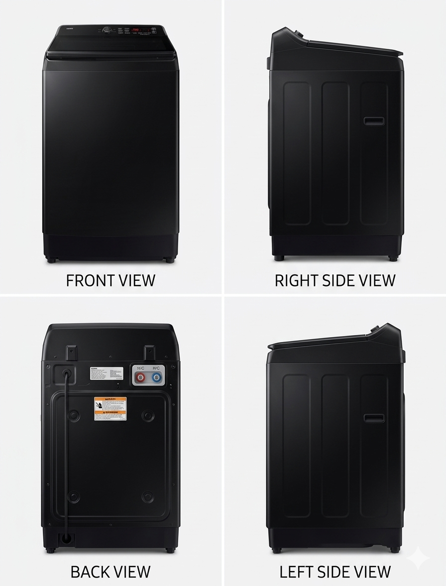 Samsung Top Load Inverter 13kg Washing Machine thumbnail 3