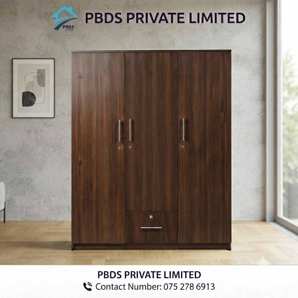 PBDS Wardrobes 6x5 - 16 inch 3 Door MW36516M