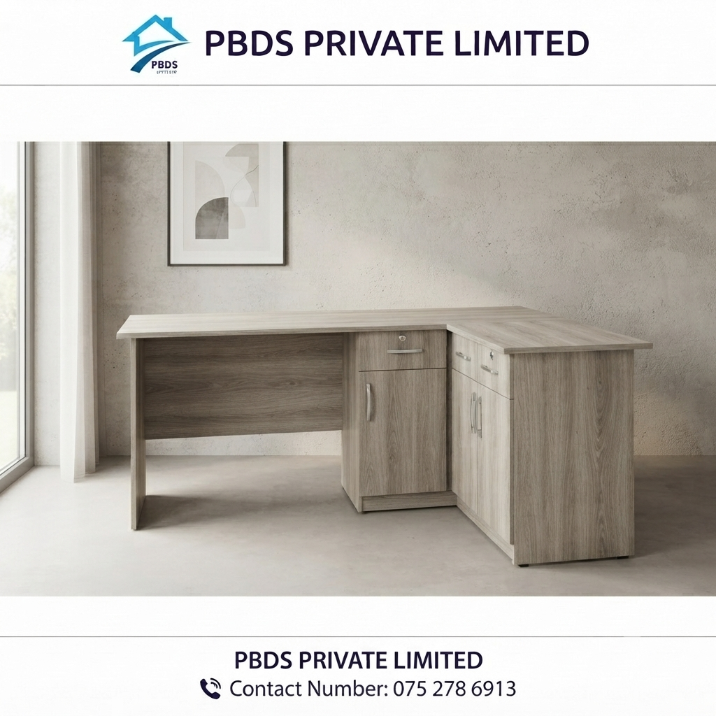 PBDS Manager Table With Side Return MMT3072