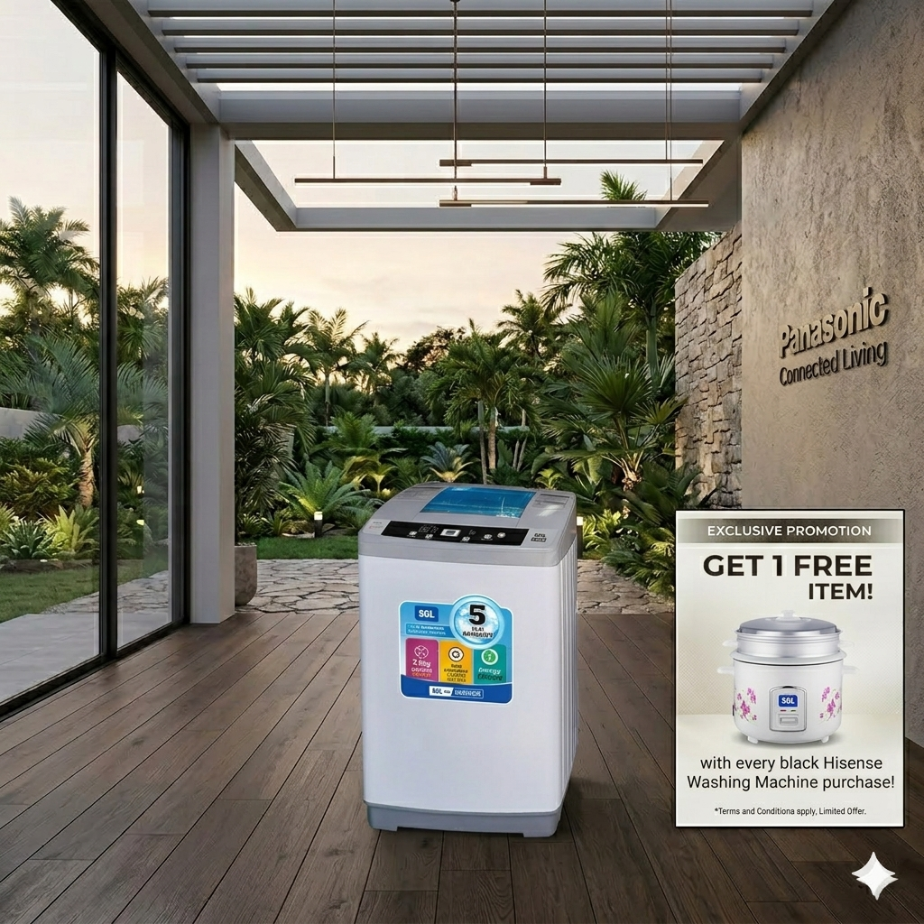 SGL 7.5KG TOP LOADING WASHING MACHINE