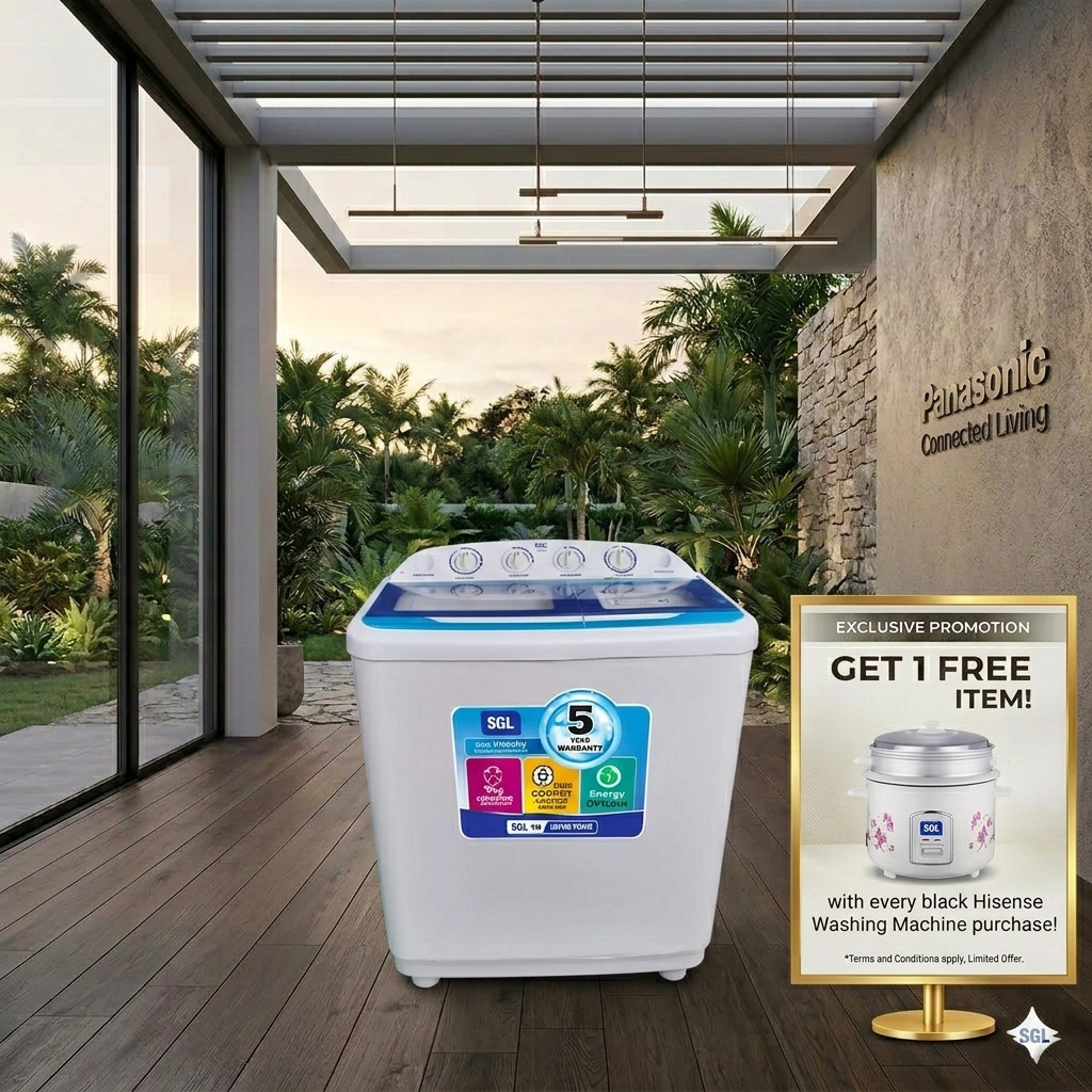 SGL 7KG SEMI AUTOMATIC WASHING MACHINE