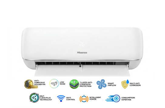 Hisense K Series 24000 BTU Inverter Air Conditioner – Wi-Fi thumbnail 2