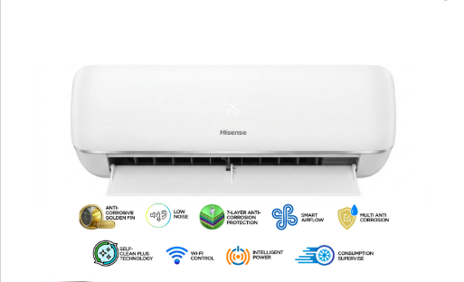 Hisense K Series 12000 BTU Non-Inverter Air Conditioner AS-12CR4RGRCB01N thumbnail 2
