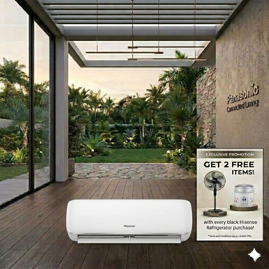 Hisense K Series 12000 BTU Non-Inverter Air Conditioner AS-12CR4RGRCB01N