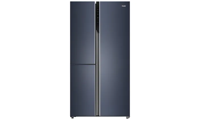 Haier 598L Side By Side Triple Door Inverter Refrigerator HRT-683KG thumbnail 2
