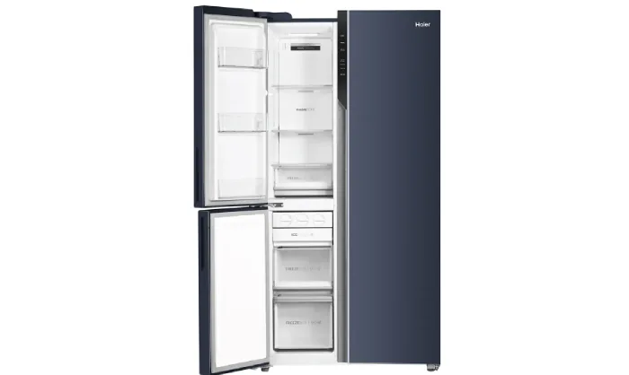 Haier 598L Side By Side Triple Door Inverter Refrigerator HRT-683KG thumbnail 4