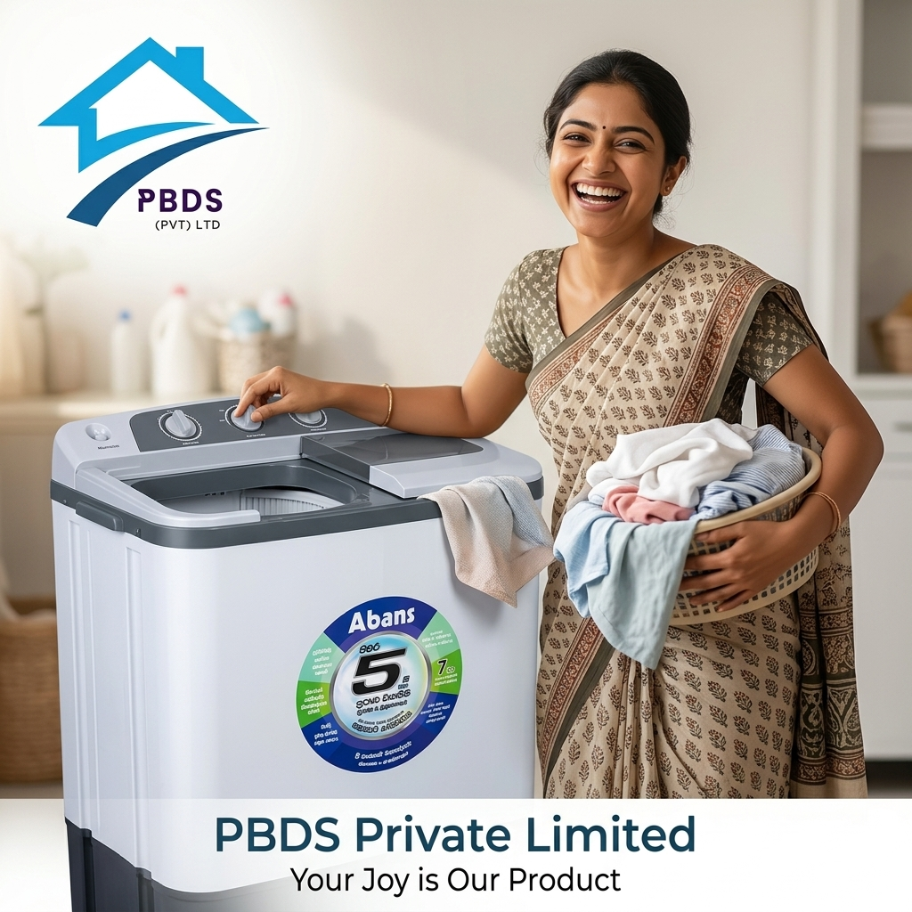 Abans 7KG Semi Auto Washing Machine thumbnail 2