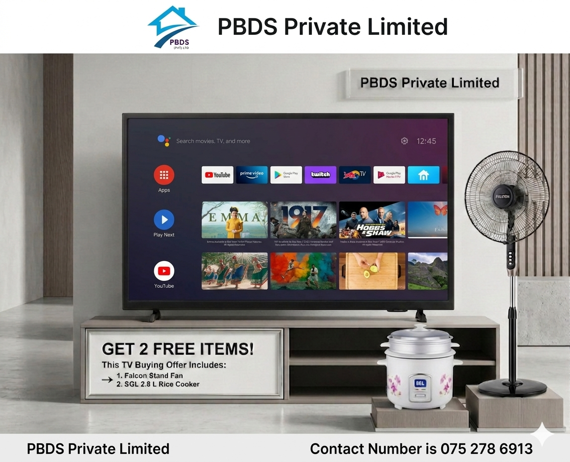 TELESONIC 55 Inch Frameless Smart TV – (TL-5500STV)