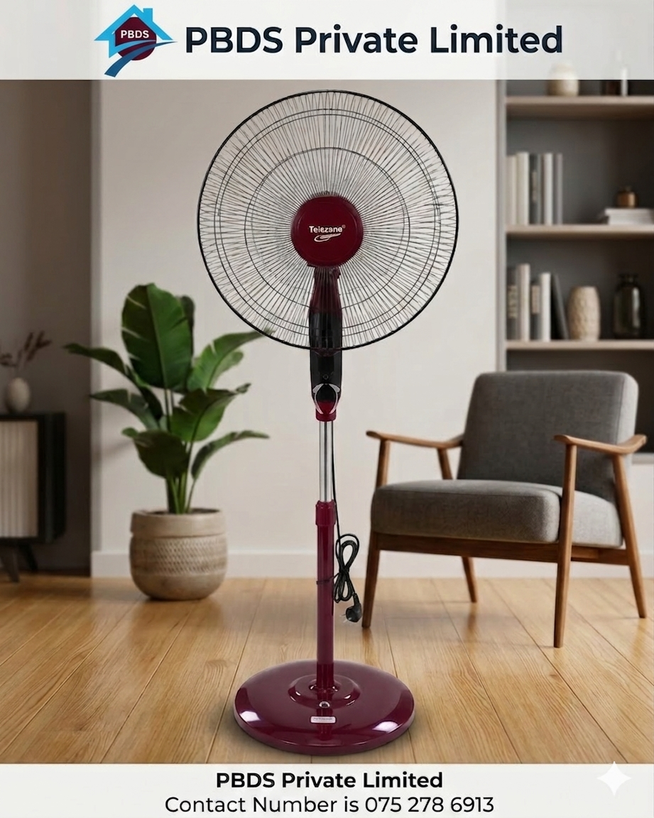 Telesonic Stand Fan with Remote – (TL-1688SFR)