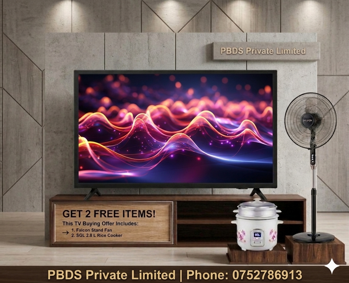 Telesonic 75 inch UHD 4K Android Frameless Smart TV – (TL-7500STV)