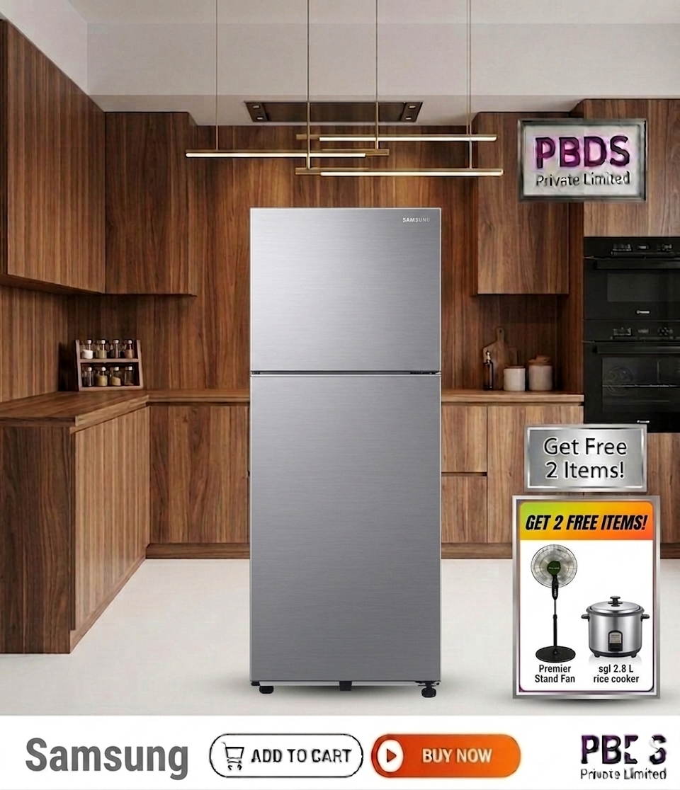 Samsung Refrigerator - 253L - Inverter - RT40H28WNQIG